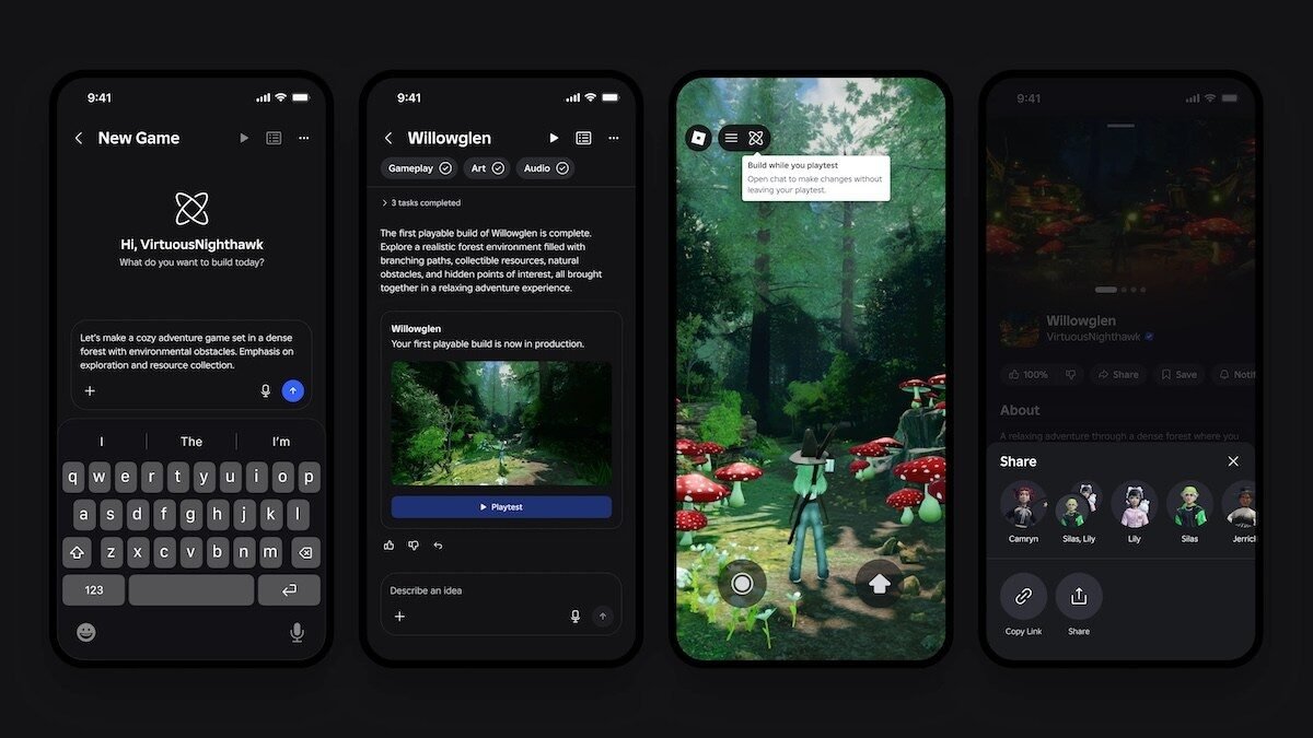 Roblox Introduces AI Game-Creation Feature in Mobile App