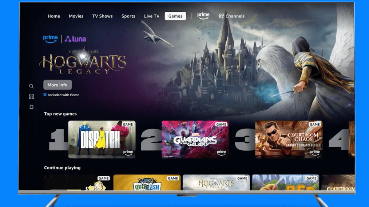 Amazon Integrates Luna Cloud Gaming into Prime Video